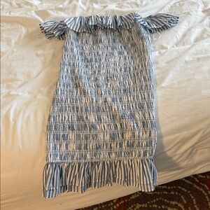 Abercrombie & Fitch Blue and White Striped dress